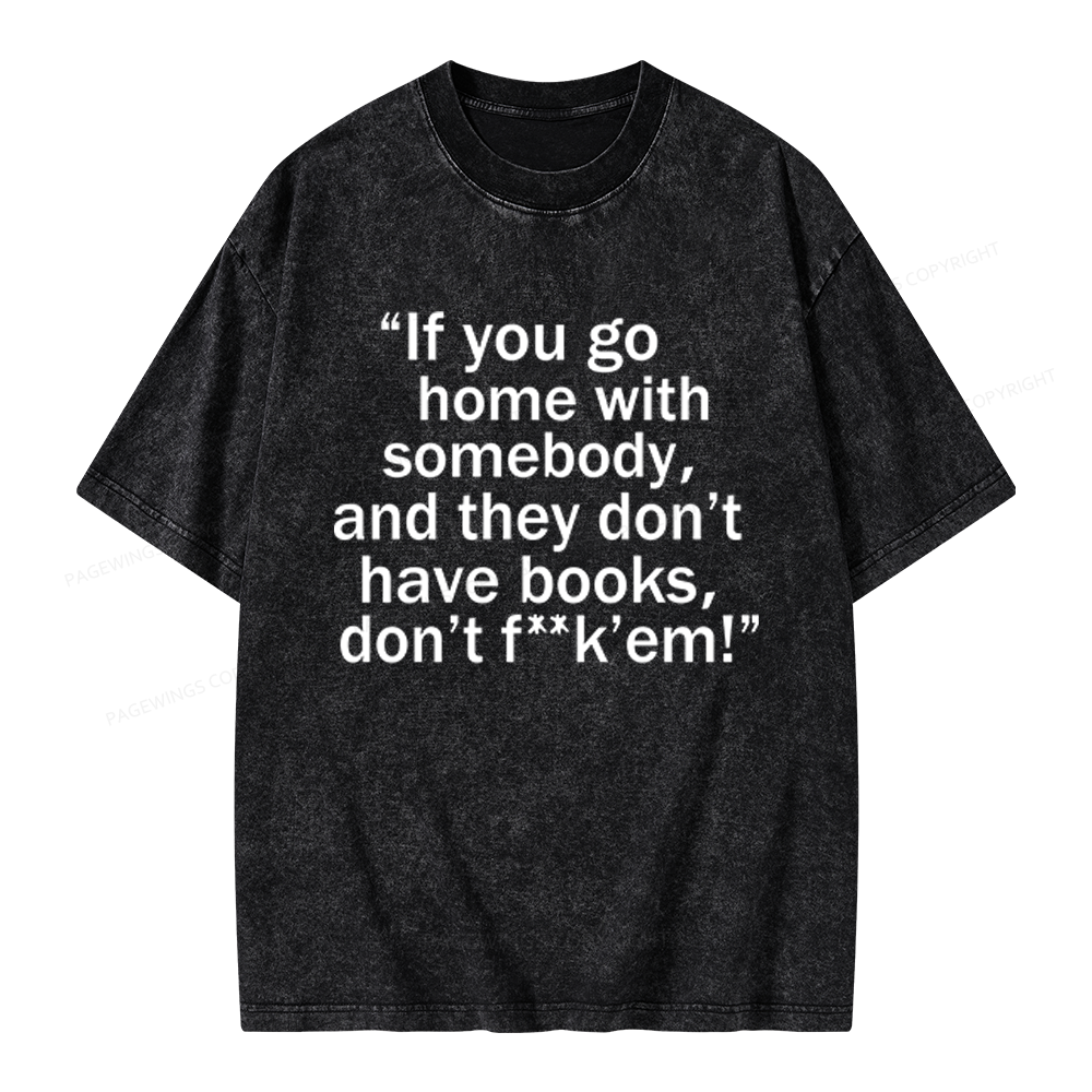 Pagewings Bookworm Quote Unisex Washed T-shirt