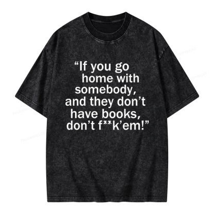 Pagewings Bookworm Quote Unisex Washed T-shirt