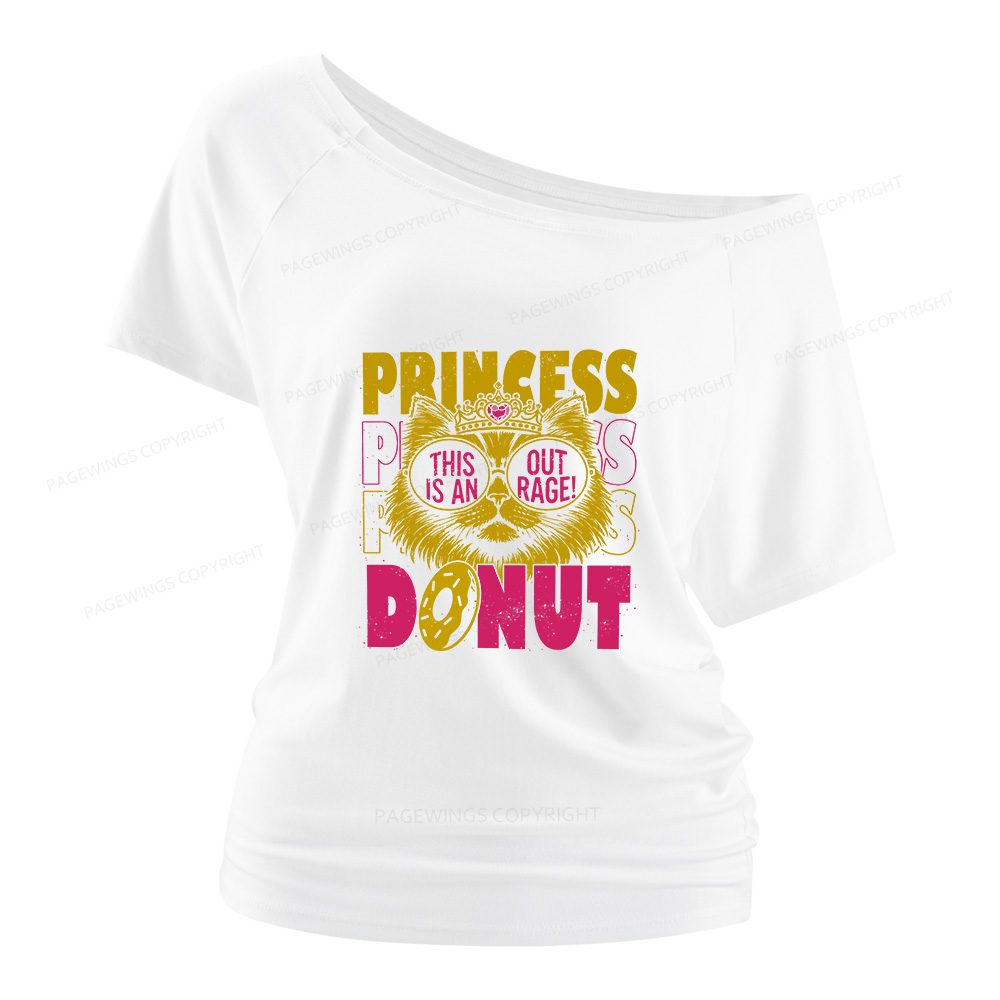 Pagewings This Is An Outrage Women Off Shoulder T-shirts