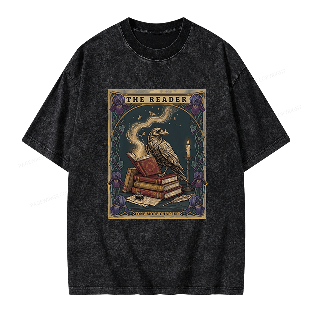 Pagewings One More Chapter Unisex Washed T-shirt