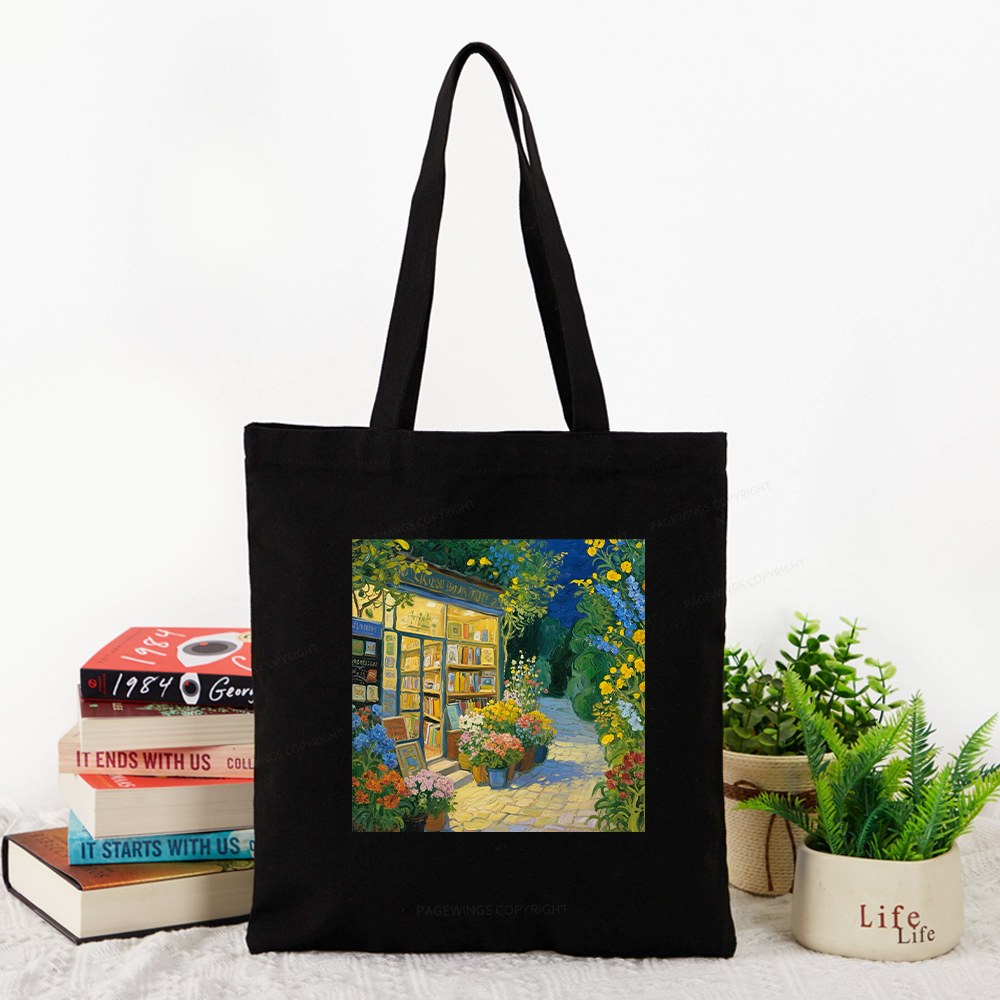 Pagewings Bookshop Tote Bag