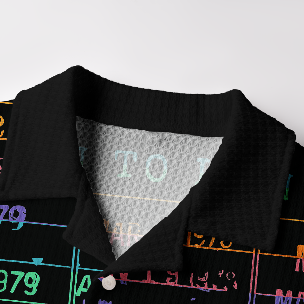 Pagewings The Library Is Open Camp Collar Boxy Fit Unisex Crochet Shirt