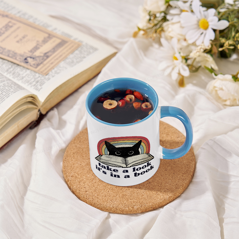 Pagewings Take A Look Its In A Book Mug