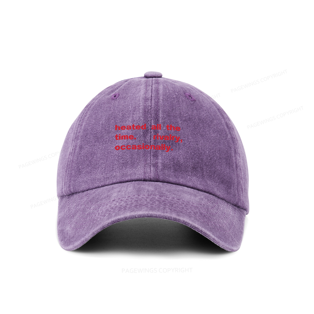 Pagewings The Time Rivalry Occasionally Washed Cap