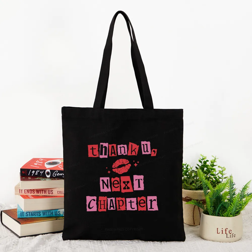 Pagewings Thanku Next Chapter Tote Bag