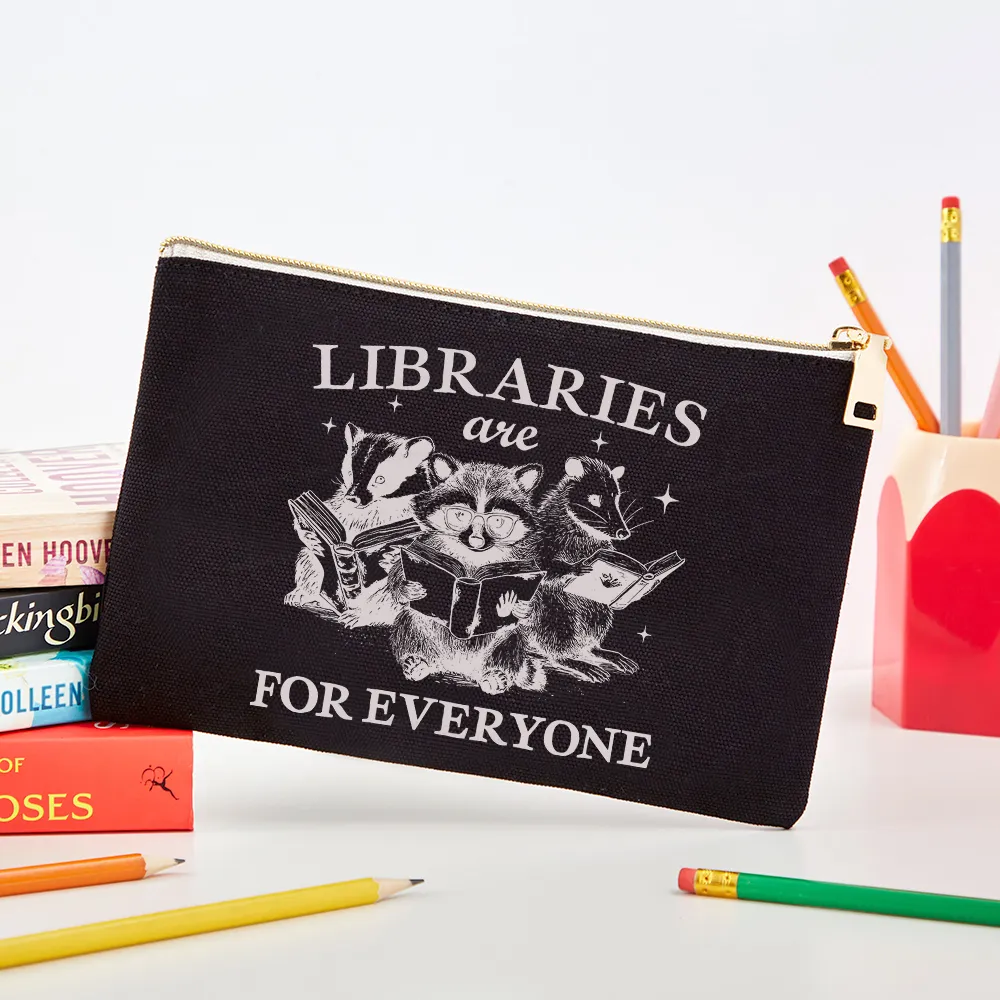 Pagewings Libraries Are For Everyone Pouch