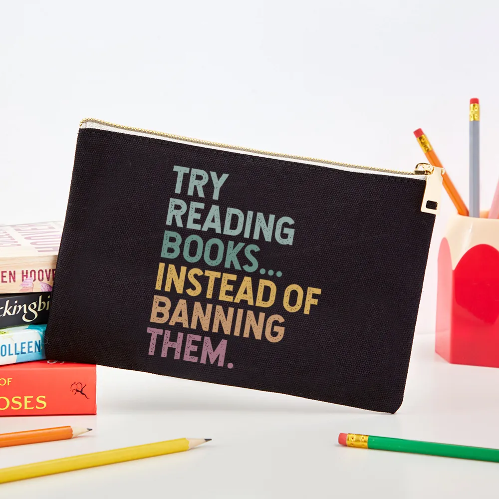 Pagewings Try Reading Books Pouch