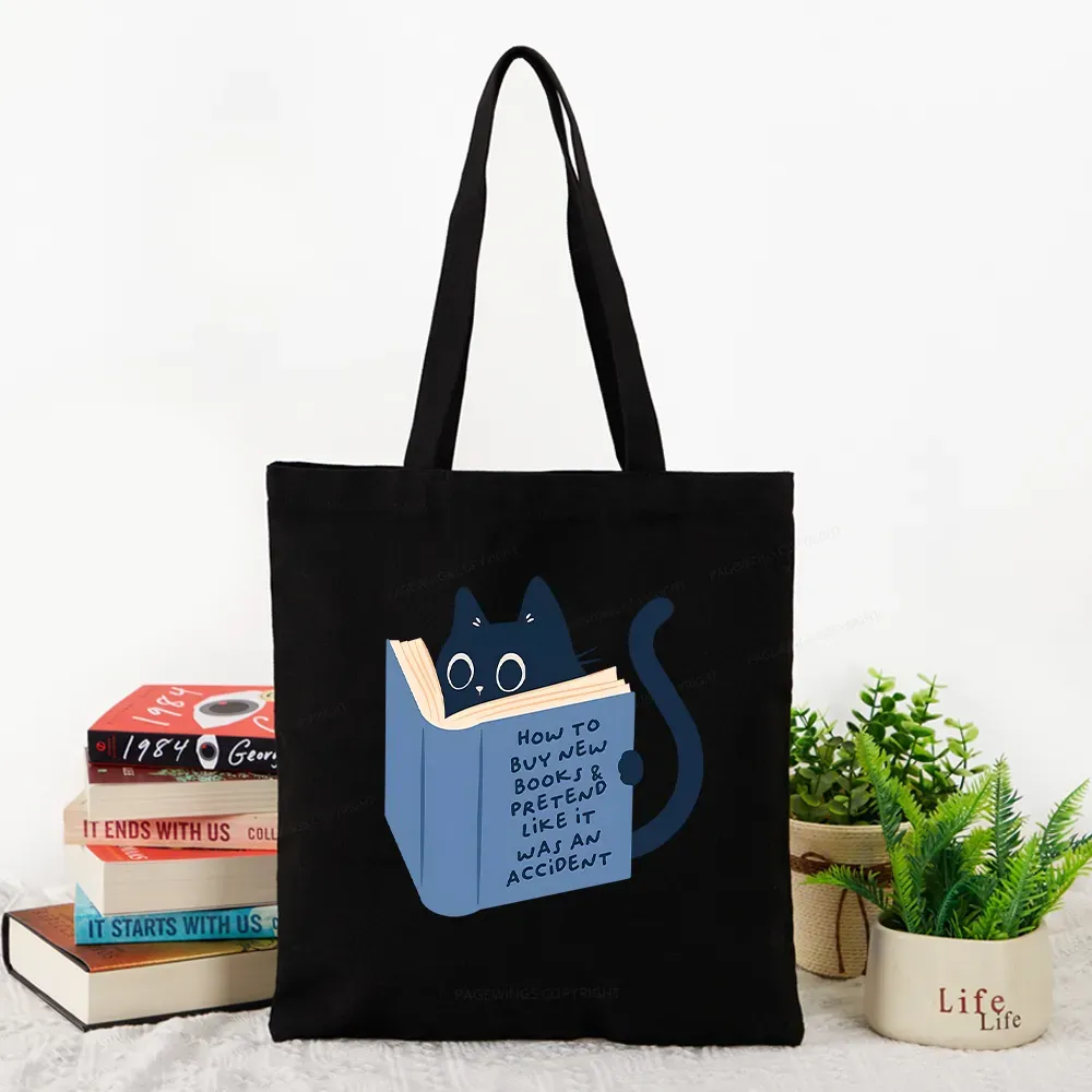 Pagewings How To Buy New Books Tote Bag
