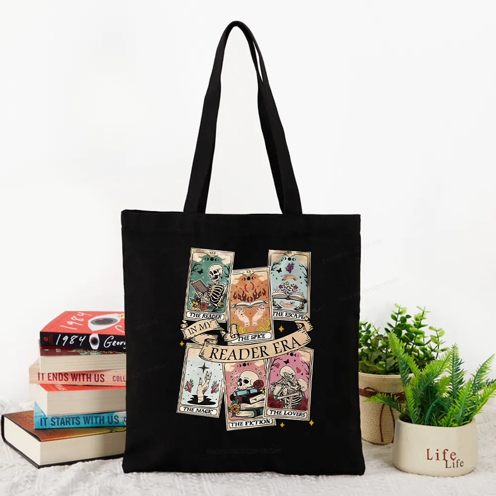Pagewing Book Lover Gift, Bookish Gift Tote Bag