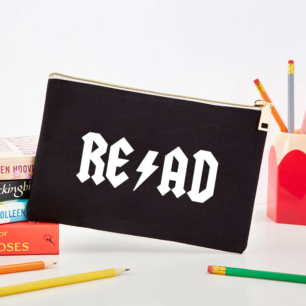 Pagewings Read Back In The Library "Rock And Roll" Pouch