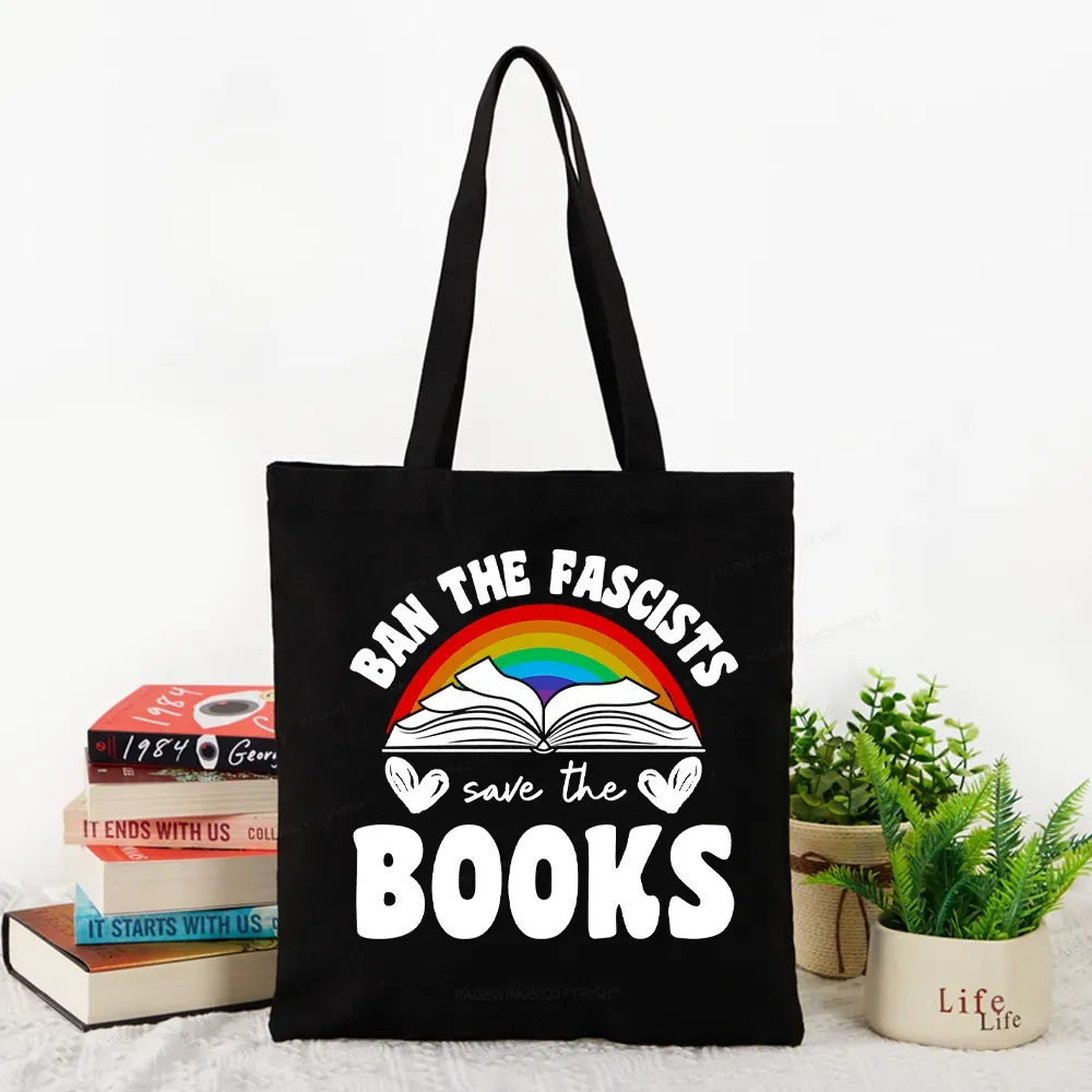Pagewings Banned books Tote Bag