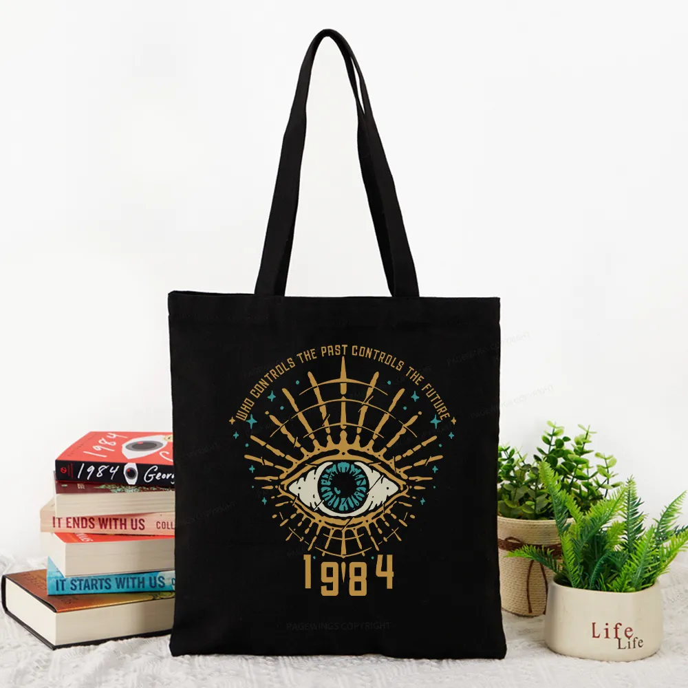 Pagewings George Orwell 1984 Tote Bag