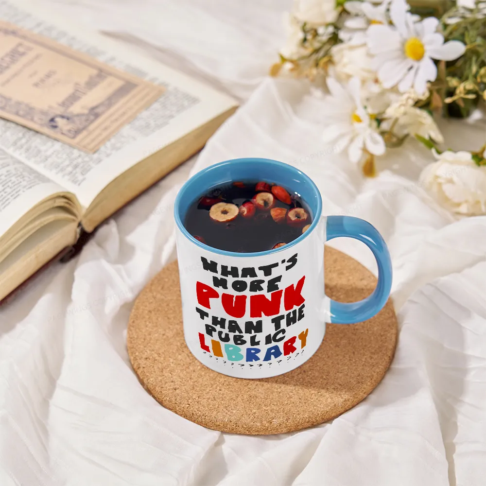 Pagewings What's More Punk Than The Public Library Mug