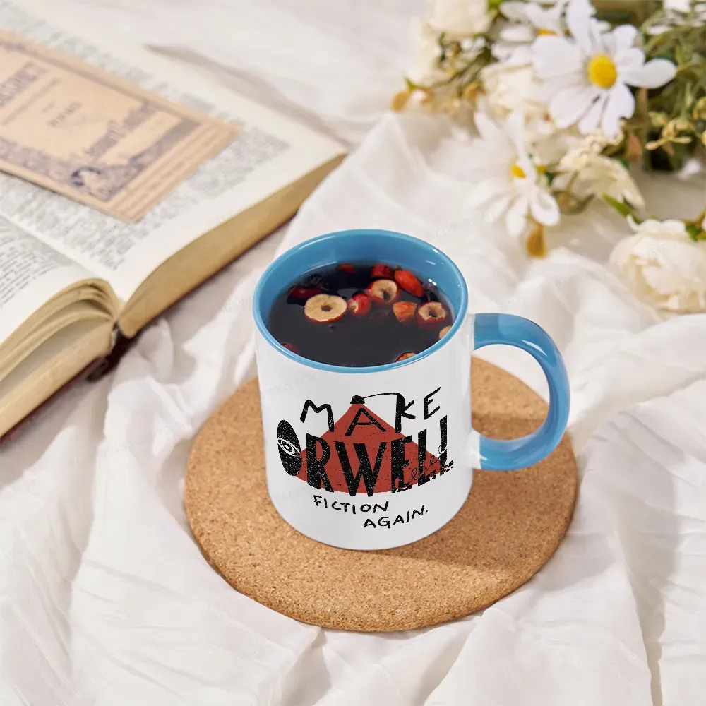 Pagewings Make Orwell Fiction Again Mug