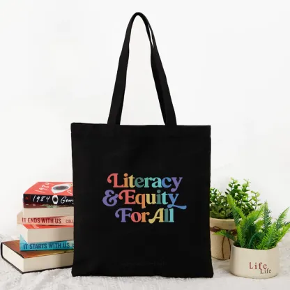 Pagewings Literacy & Equity For All Tote Bag