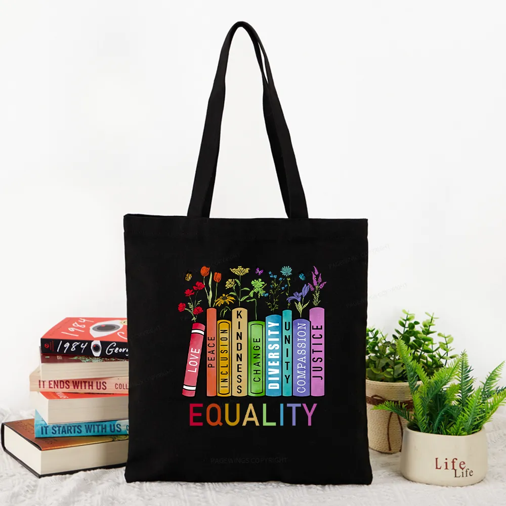 Pagewings Equal Rights Tote Bag
