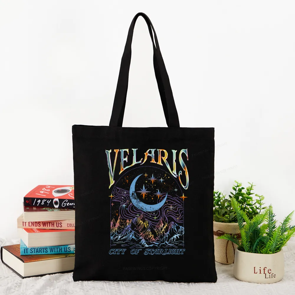 Pagewings Velaris City Of Starlight ACOTAR Tote Bag