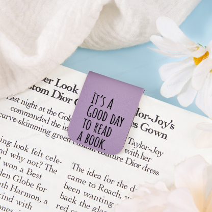 Pagewings It's A Good Day To Read A Book Feathers Quotes Magnetic Bookmark