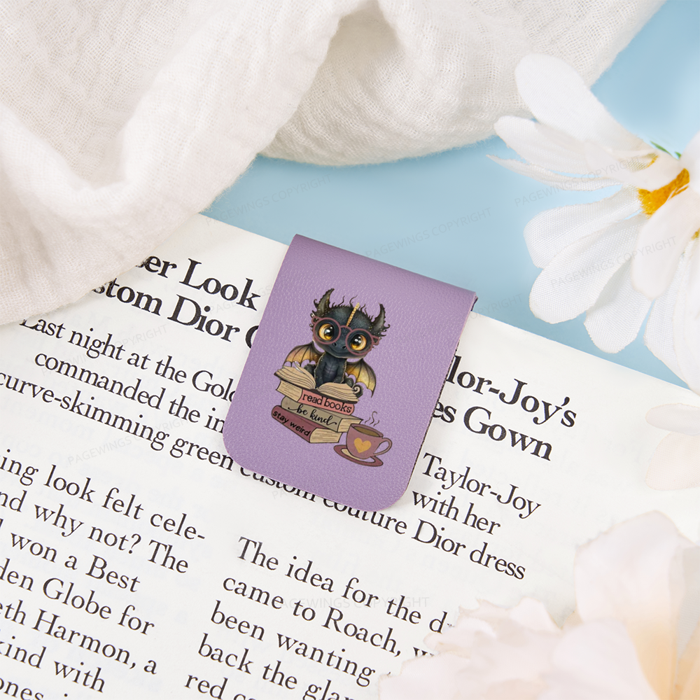 Pagewings Fourth Wing Dargon Feathers Quotes Magnetic Bookmark