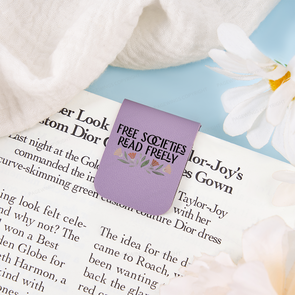 Pagewings Read Freely Feathers Quotes Magnetic Bookmark