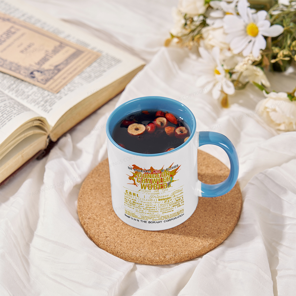 Pagewings Dungeon Crawler World Tour Mug