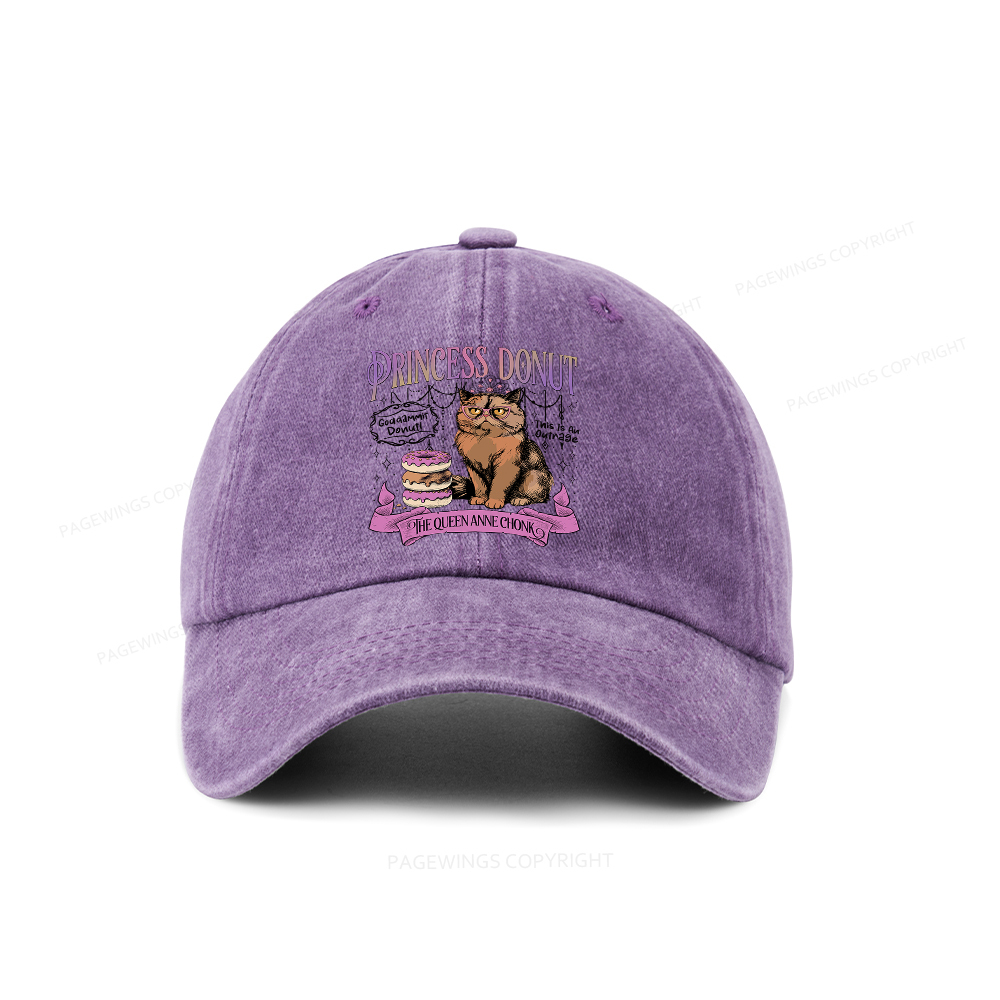 Pagewings Princess Donut Washed Cap