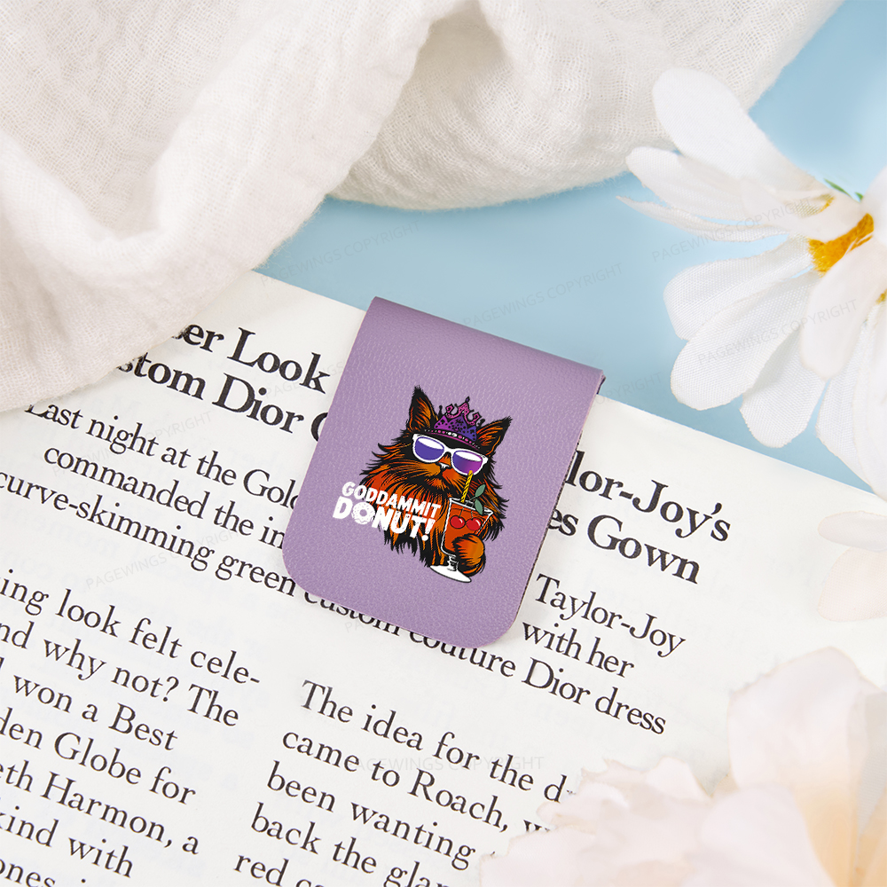 Pagewings Goddammit Donut Magnetic Bookmark