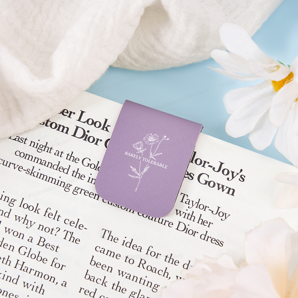 Pagewings Barely Tolerable Magnetic Bookmark