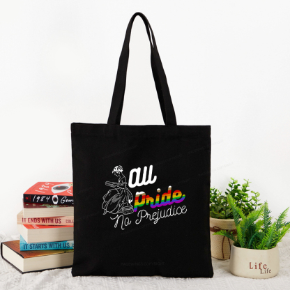 Pagewings All Pride No Prejudice Tote Bag