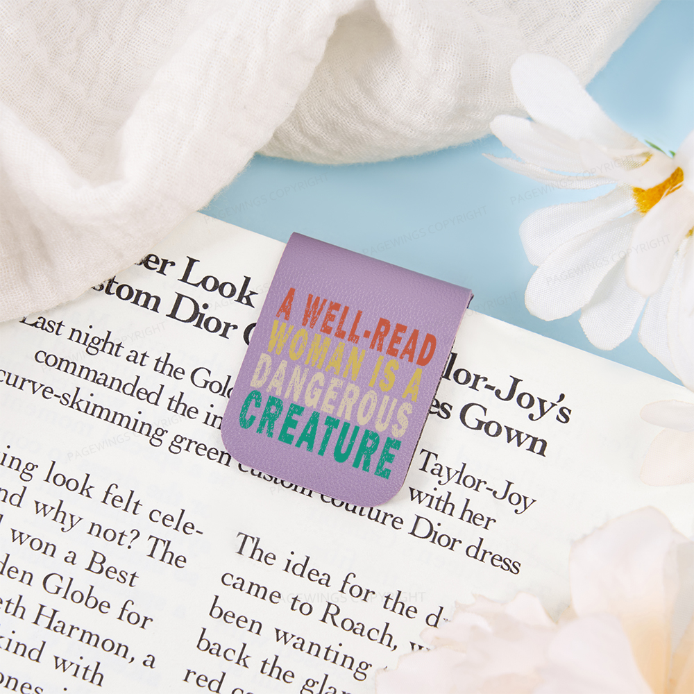 Pagewings A Well-Read Woman Is A Dangerous Creature Magnetic Bookmark