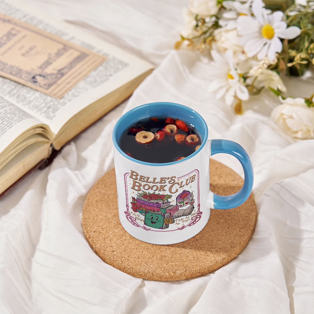 Pagewings Belle's Book Club Mug