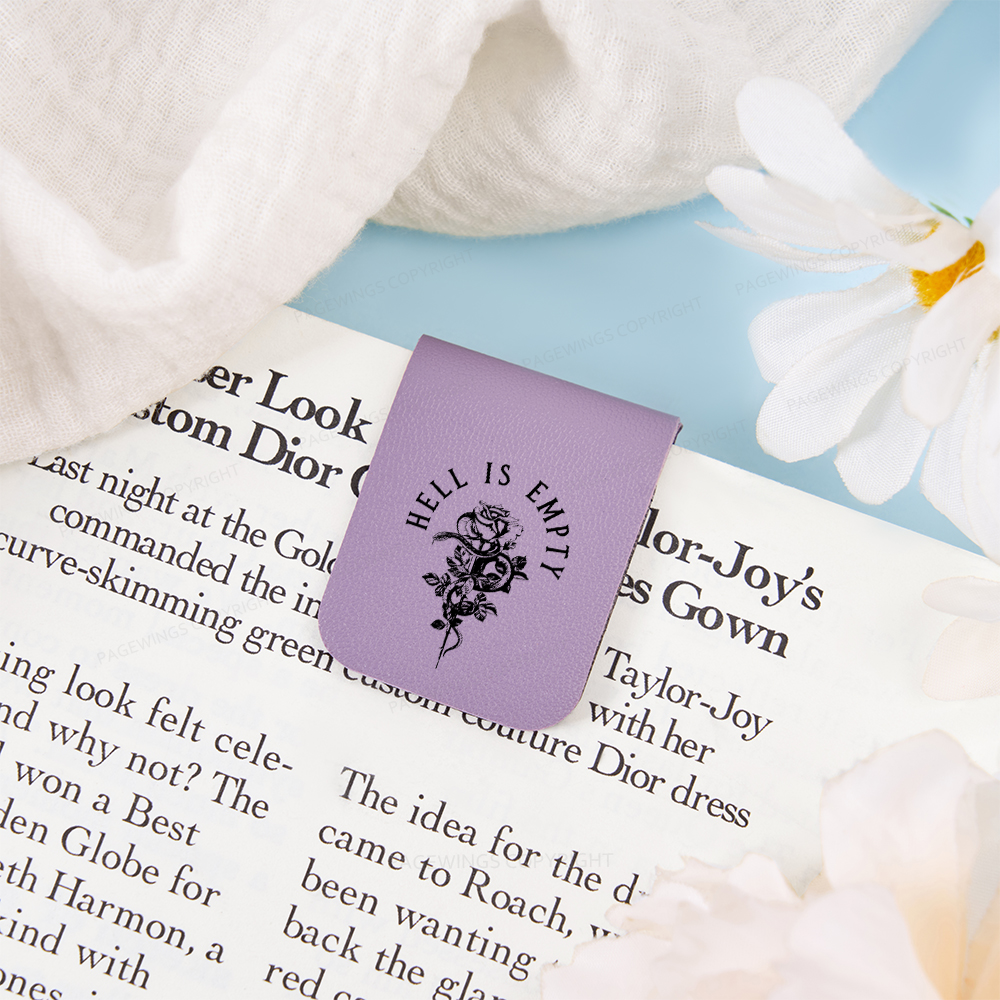 Pagewings Hell Is Empty And All The Devils Are Here Magnetic Bookmark