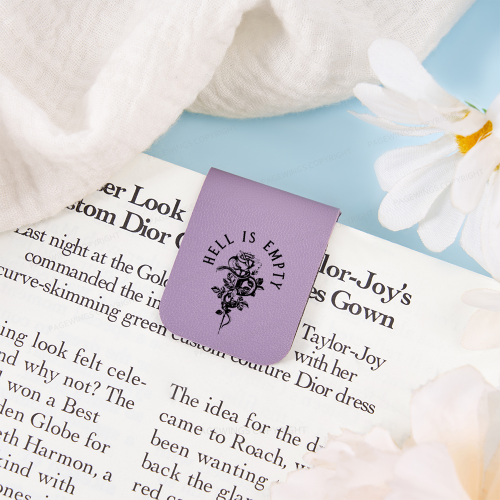 Pagewings Hell Is Empty And All The Devils Are Here Magnetic Bookmark