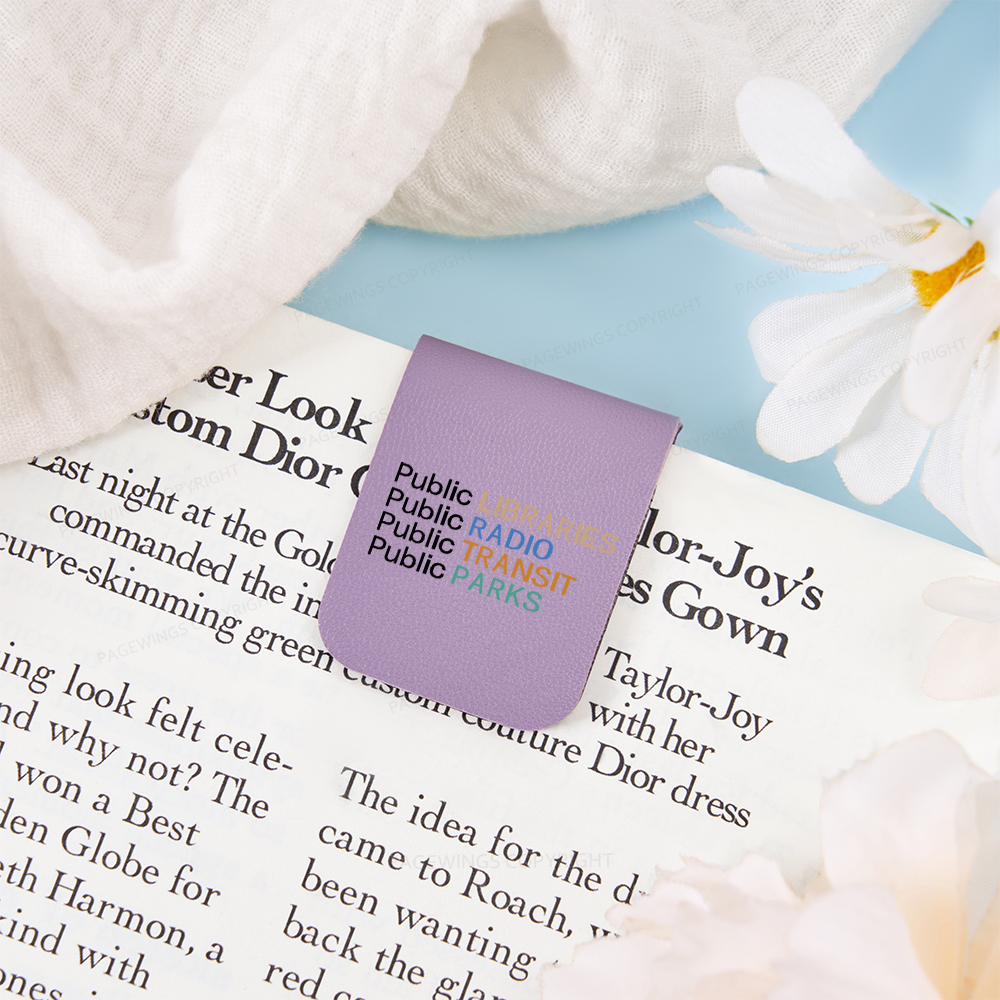 Pagewings Public Libraries Radio Transit Parks Magnetic Bookmark