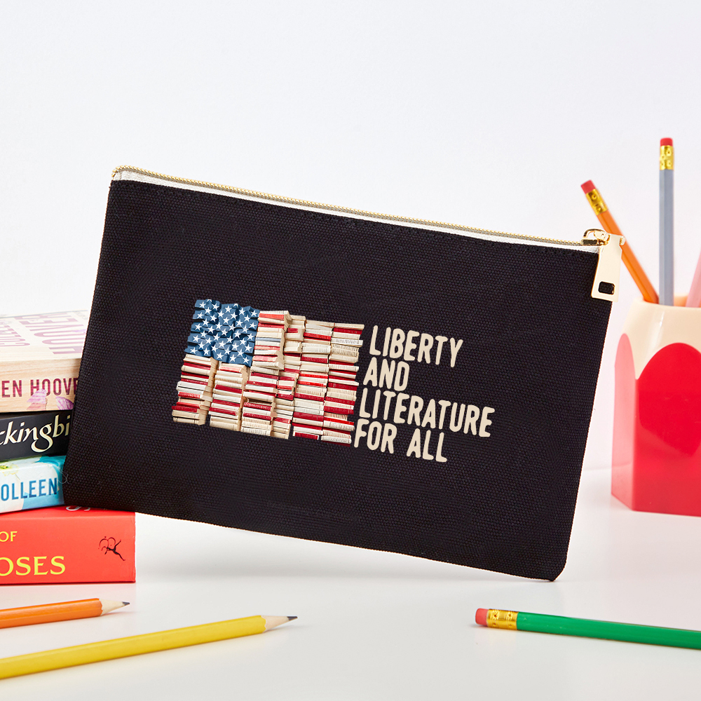 Pagewings Liberty And Literature For All Pouch