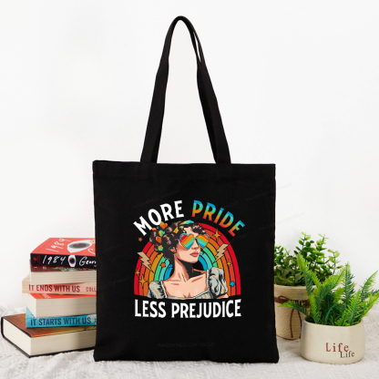 Pagewings More Pride Less Prejudice Tote Bag