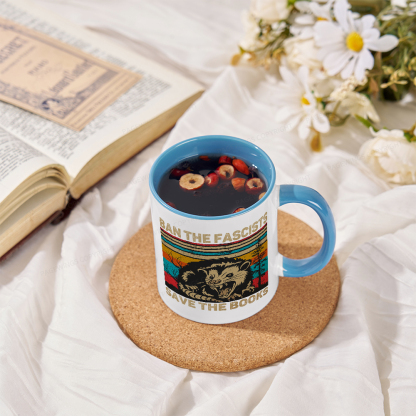 Pagewings Ban The Fascists Save The Books Mug