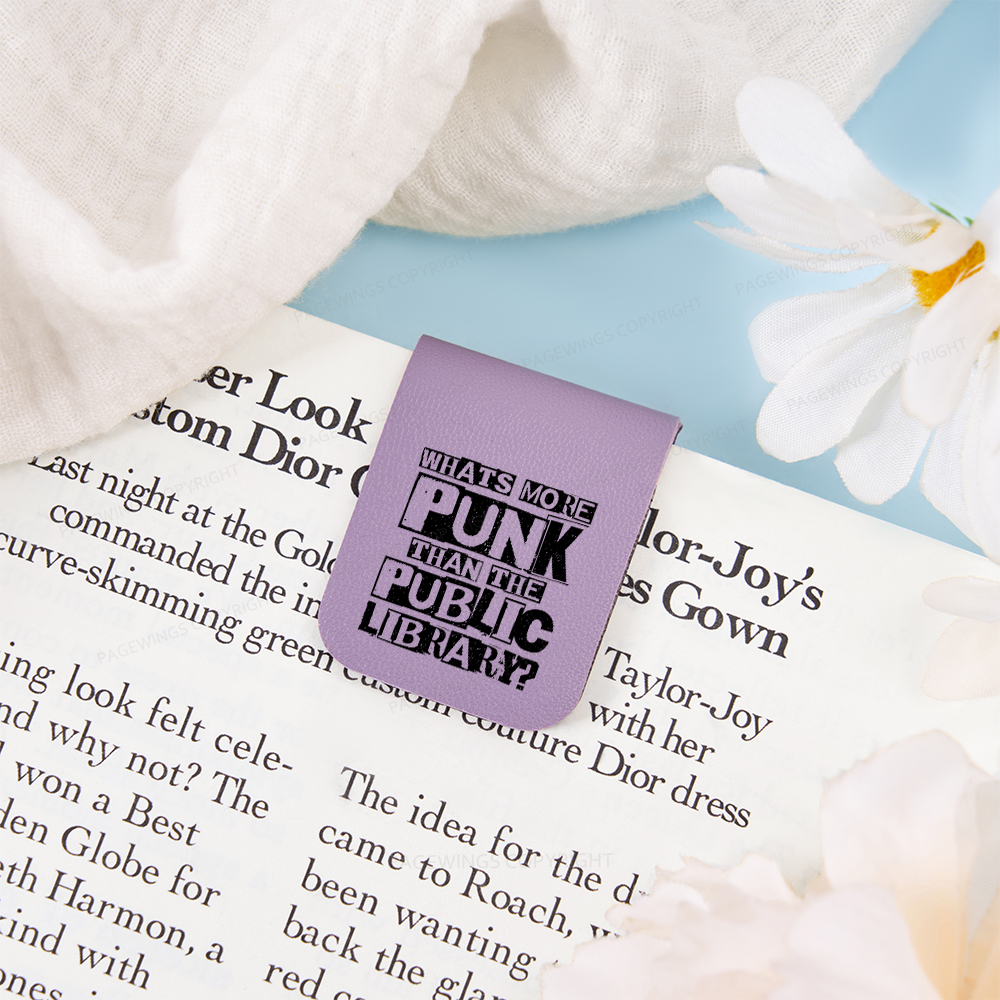 Pagewings What‘s More Punk Than the Public Library Magnetic Bookmark