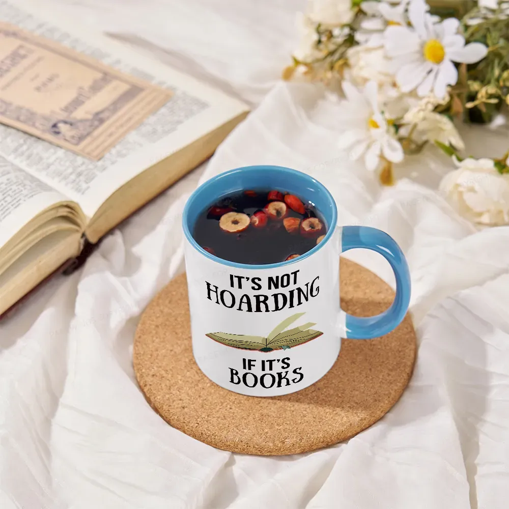 Pagewings It's Not Hoarding If It's Books Mug