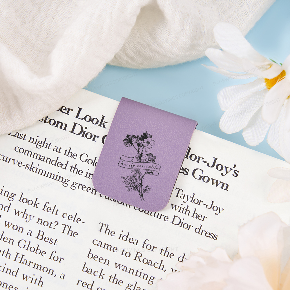 Pagewings Barely Tolerable Magnetic Bookmark