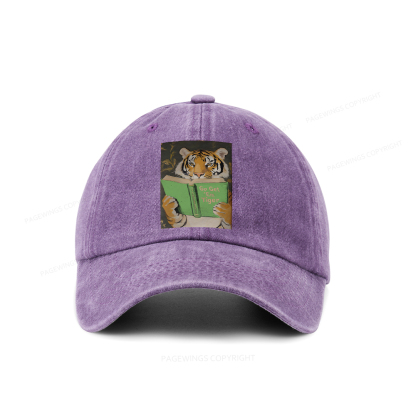 Pagewings Motivational Tiger Washed Cap