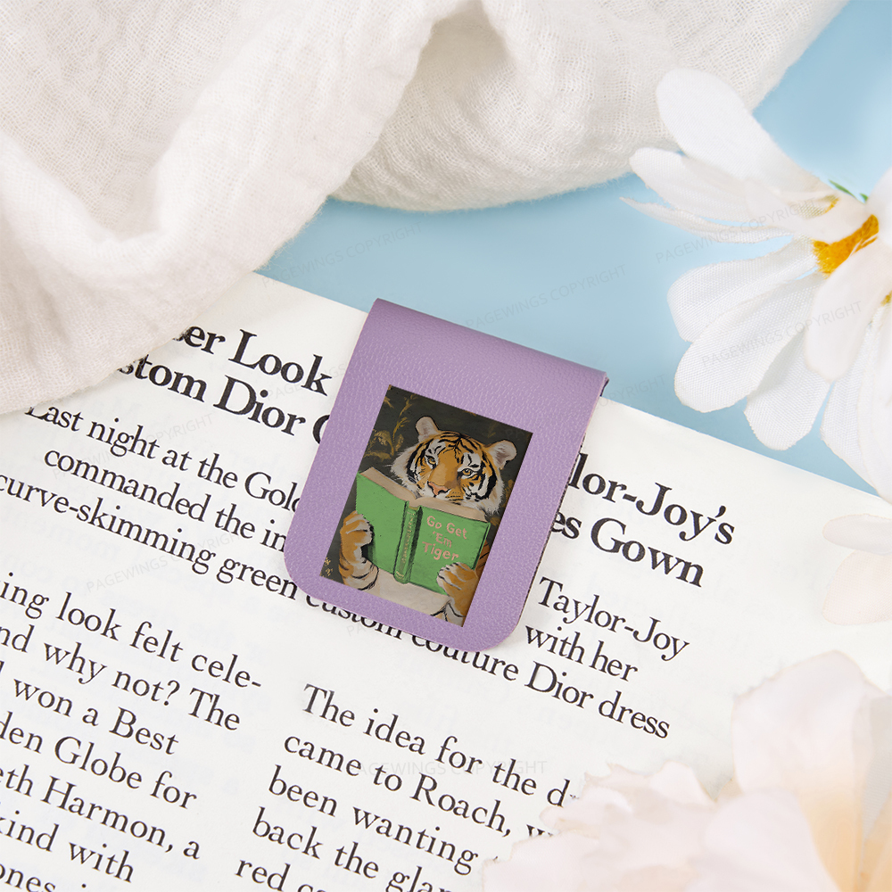 Pagewings Motivational Tiger Magnetic Bookmark