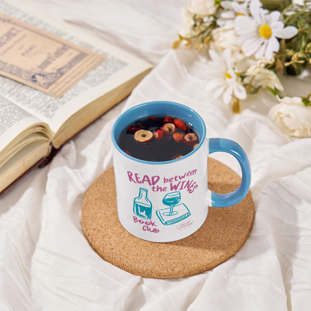 Pagewings Wine Lover Book Club Mug