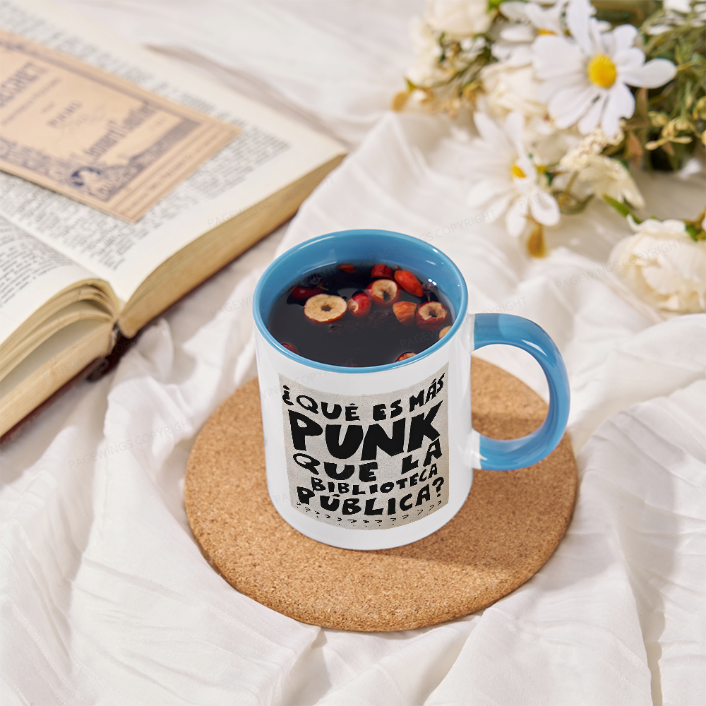 Pagewings What's More Punk Than The Public Library Mug