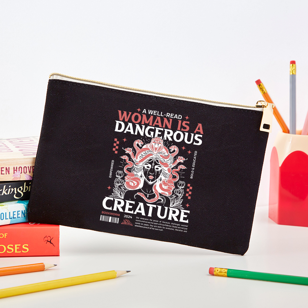 Pagewings A Well-Read Woman is A Dangerous Creature Pouch