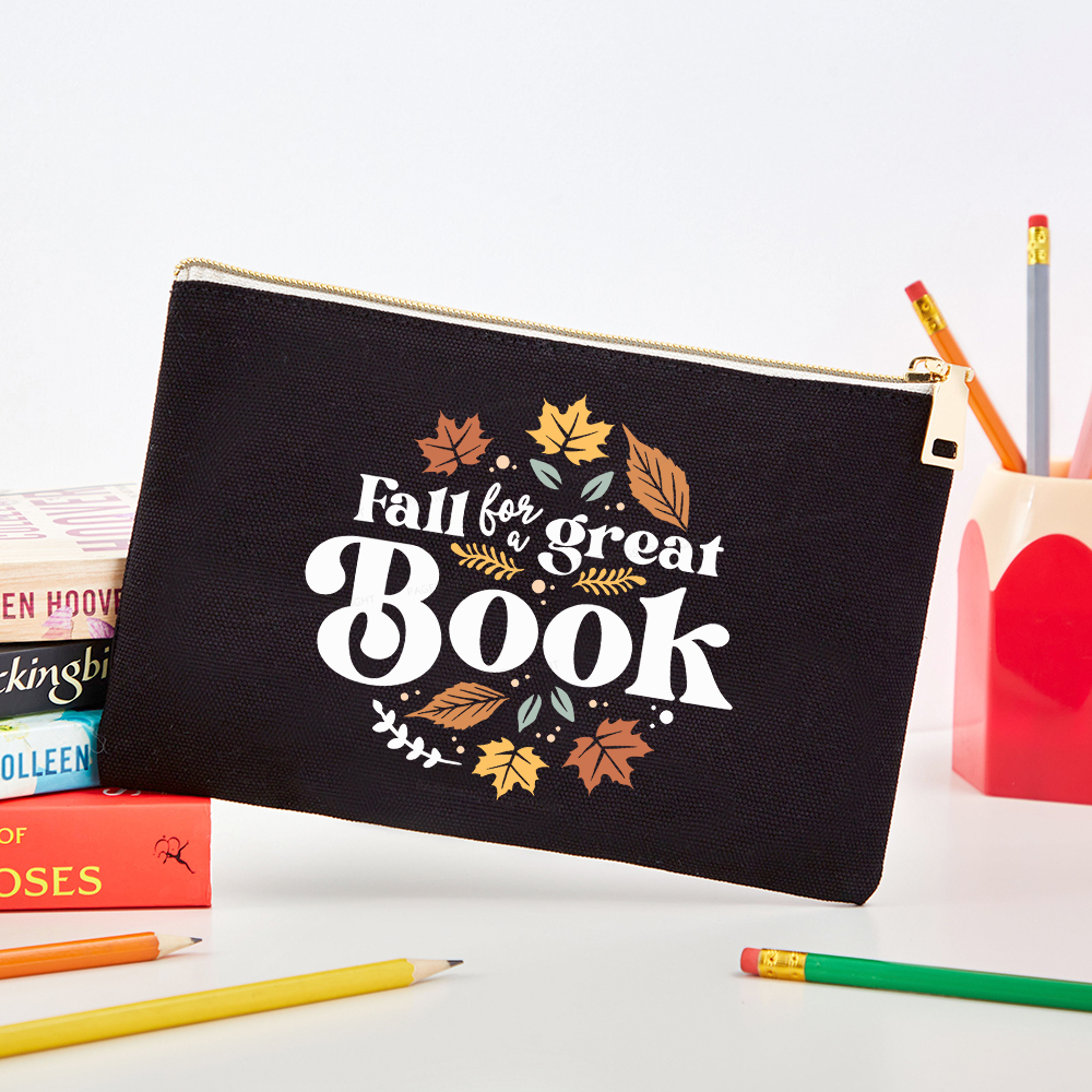 Pagewings Thanksgiving Fall For A Great Book Pouch