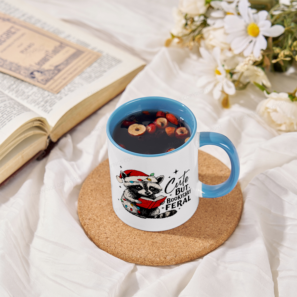 Pagewings Cute But Feral Mug