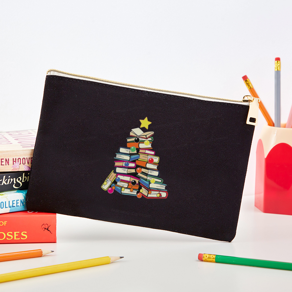 Pagewings Christmas Tree Bookworm Pouch