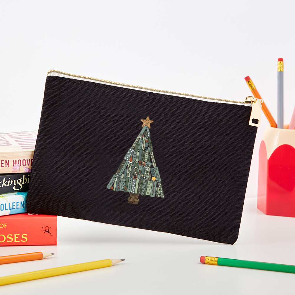 Pagewings Christmas Book Tree Pouch
