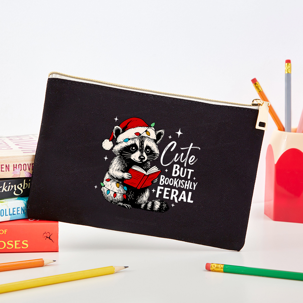 Pagewings Cute But Feral Pouch